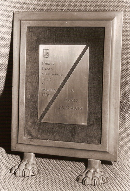 Premio Paolo di Valmarana-Città di Sondrio 1985